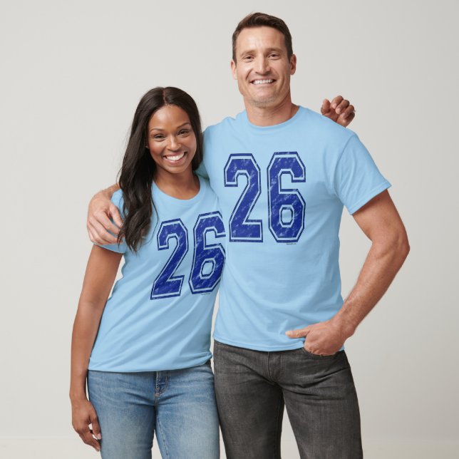 T-shirt 26 Jersey Personnalisé (Unisexe)