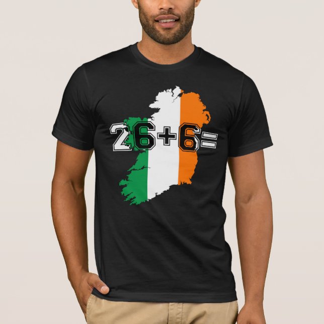 T-SHIRT 26+L'IRLANDE UNIE PAR 6=1 (Devant)