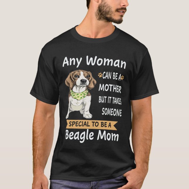 T-shirt 26 Spécial pour être une maman Beagle Beagle (Devant)
