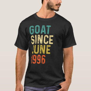 T-shirt 26e anniversaire 26 ans chèvre depuis juin 1996