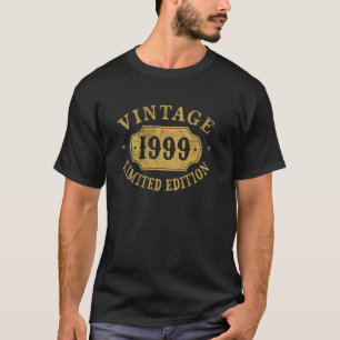 T-shirt 26e anniversaire femmes 26 ans hommes drôle 1999 2