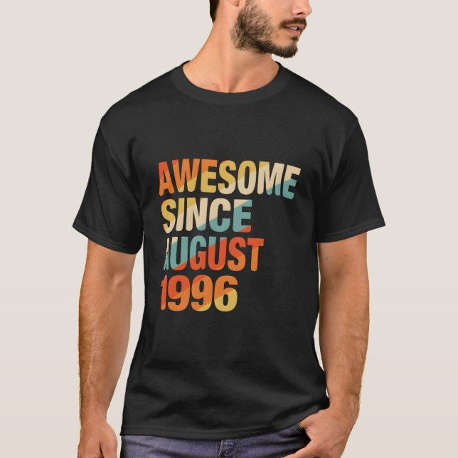 T-shirt 26e Incroyable Depuis Août 1996 26 (Devant)