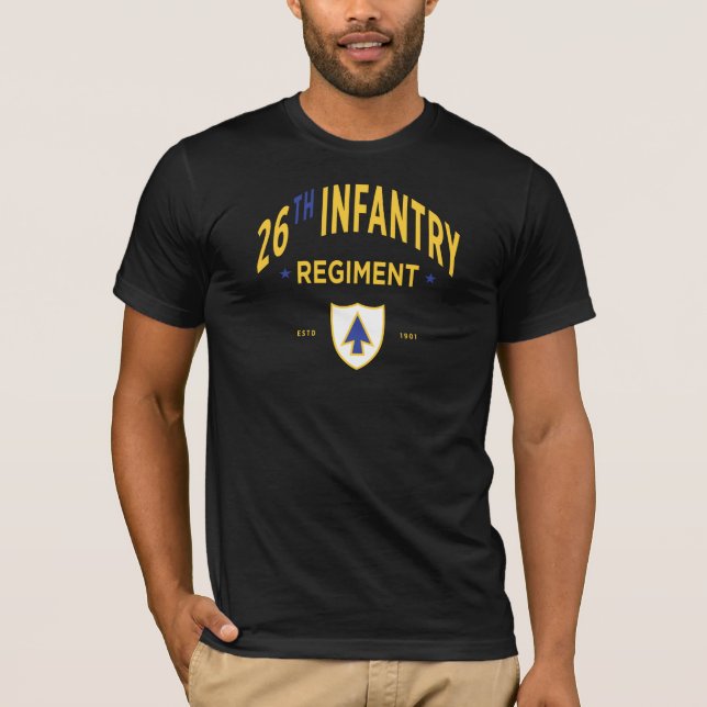 T-shirt 26e régiment d'infanterie - US Military (Devant)