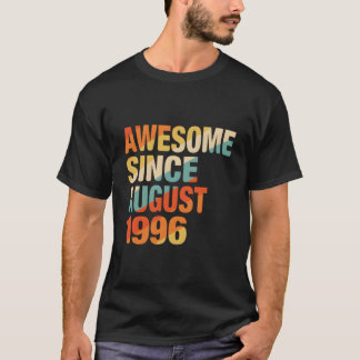 T-shirt 26Th Awesome Since August 1996 26