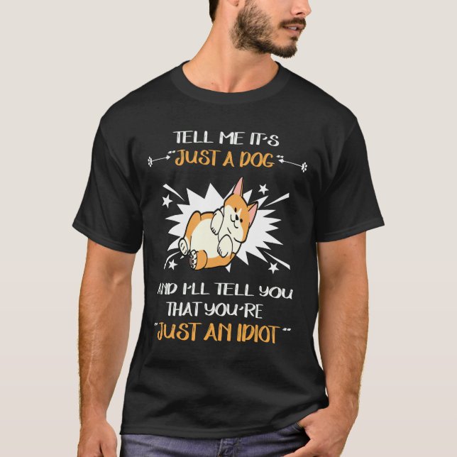 T-shirt 279 Juste Un Idiot (Devant)