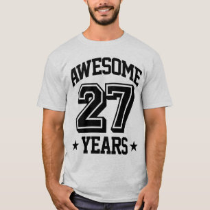 T-shirt 27 années impressionnantes