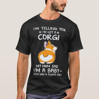 T-shirt 27 Je vous dis que je ne suis pas un Corgi