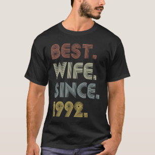 T-shirt 27e anniversaire de mariage Meilleure épouse depu