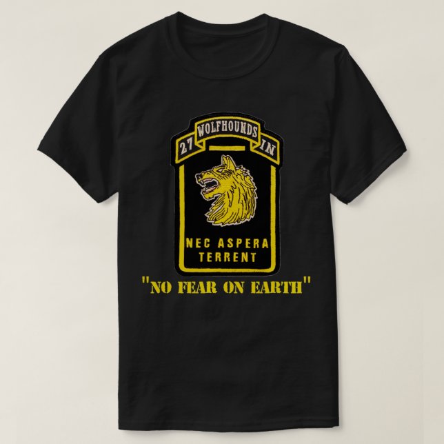 T-shirt 27e régiment d'infanterie Wolfhounds U (Design devant)