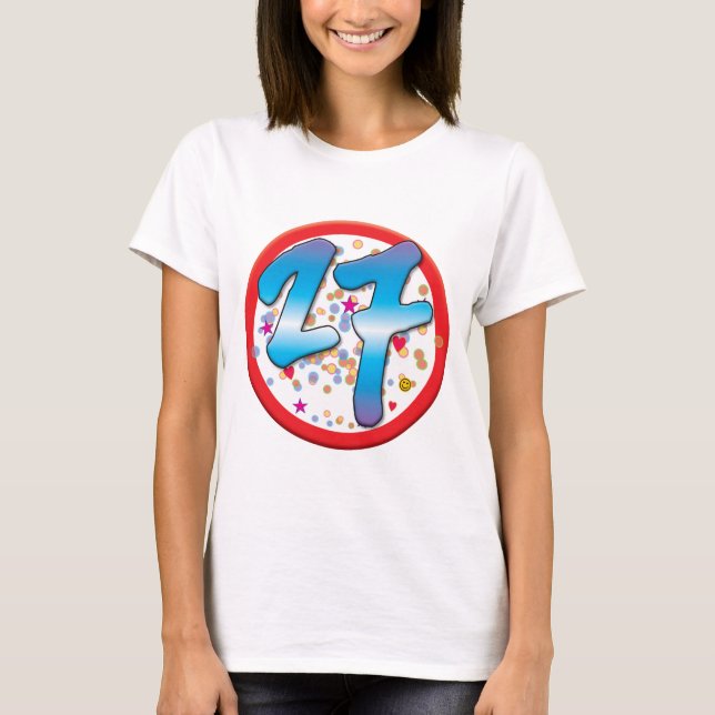T-shirt 27ème Anniversaire (Devant)