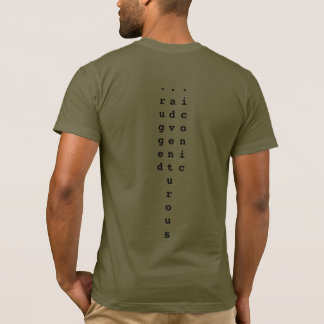 T-shirt .2838 Tee - shirt vert d'exploration