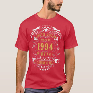 T-shirt 28 ans 28e anniversaire fait né en 1994 hommes W