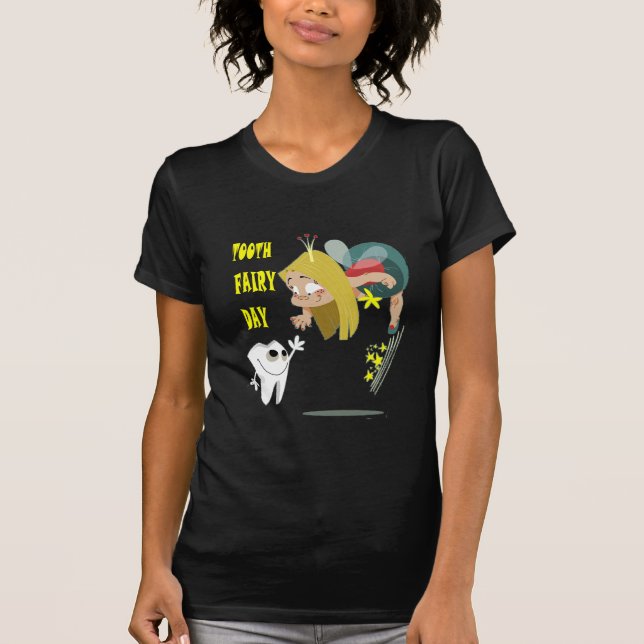 T-shirt 28 février - jour de fée de dent - jour (Devant)