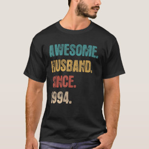 T-shirt 28 Mariage Aniversaire Pour Lui Étonnant Mari Sin