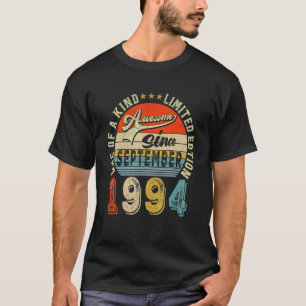T-shirt 28e anniversaire 28 ans stupéfiant depuis septembr