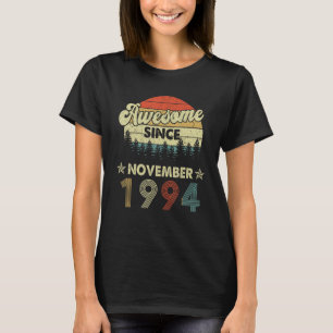 T-shirt 28e anniversaire stupéfiant depuis novembre 1994 2