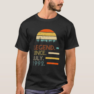 T-shirt 29 Ans Rétro Anniversaire Légende Cadeau Depuis Ju