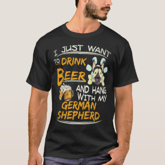 T-shirt 29 Je veux juste boire de la bière et traîner avec