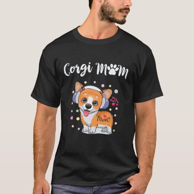 T-shirt 29 Maman Corgi Corgi (Devant)