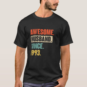 T-shirt 29 Mariage Aniversaire Le Cadeau - Mari Awesome S
