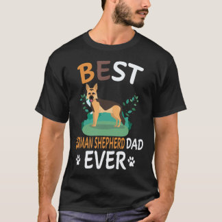 T-shirt 29 Meilleur Berger Allemand Papa Toujours Berger A