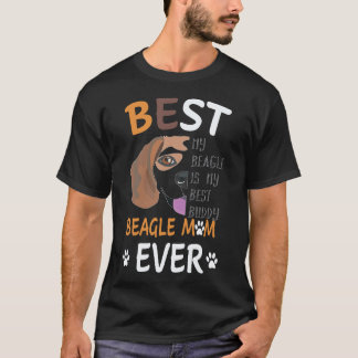 T-shirt 29 Meilleure Maman Beagle de Tous les Temps Beagle