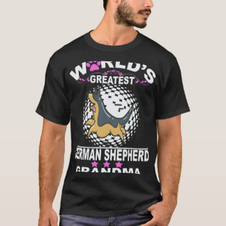 T-shirt 29 plus grande grand-mère berger allemand du monde
