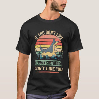 T-shirt 29 Si vous n'aimez pas le berger allemand je n'aim