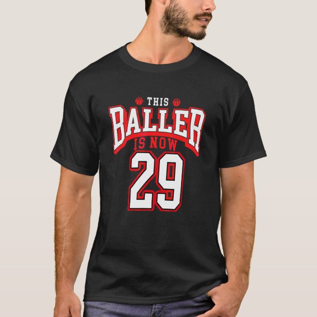 T-shirt 29e anniversaire Basketball 29 ans Anniversaire (Devant)