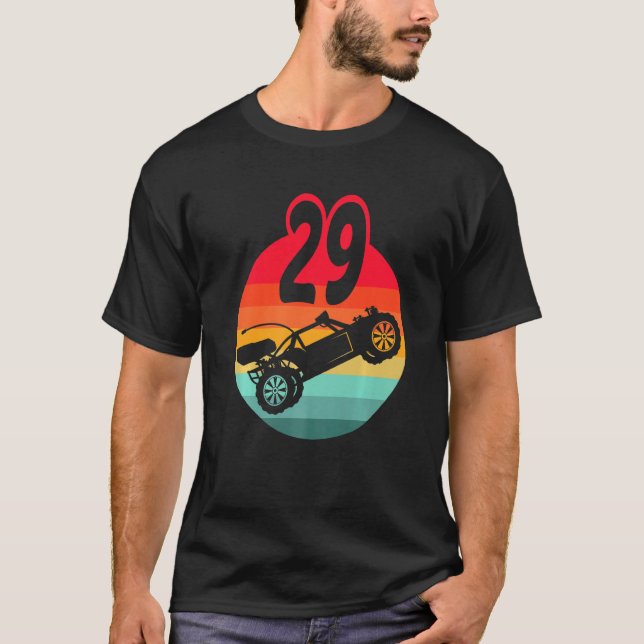 T-shirt 29e Anniversaire I Racing Jeu I Remote Control RC (Devant)