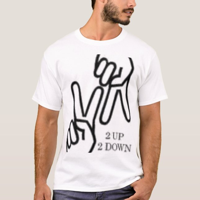 T-shirt 2, 2 vers le bas (Devant)