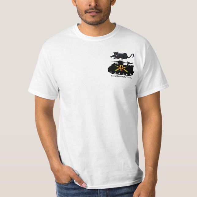 T-shirt 2/47th FNI. Chemise sans recul de voie du fusil (Devant)