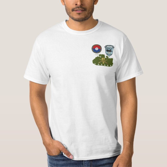 T-shirt 2/47th FNI. M113, correction de panthère et (Devant)