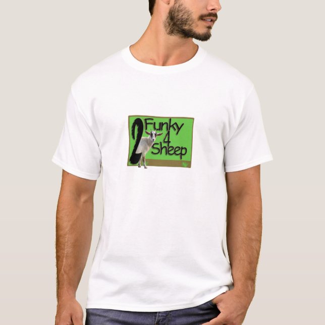 T-shirt 2 4 moutons géniaux (Devant)