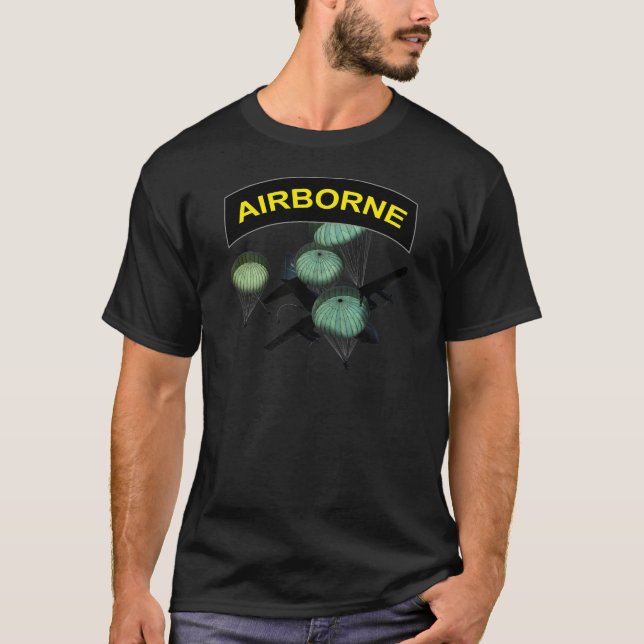 T-shirt 2 aéroportés (Devant)