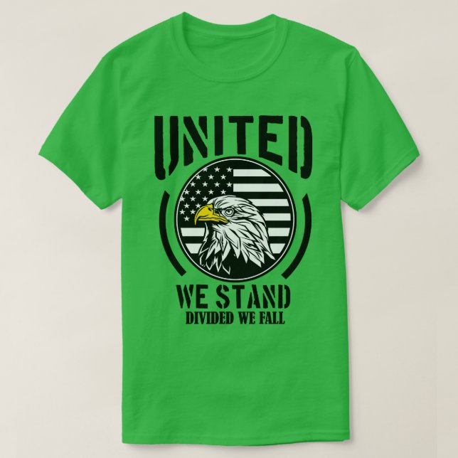 T-SHIRT 2 AMÉRIQUE UNIE (Design devant)