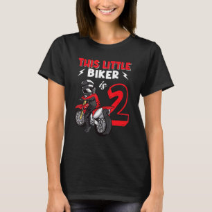 T-shirt 2 ans Anniversaire Biker Party Enfants garçons fil