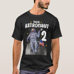 T-shirt 2 ans Cet astronaute est 2e anniversaire