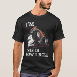T-shirt 2 ans J'ai 2 ans C'est comme ça que je roule Monst