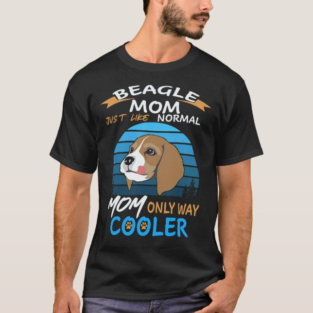 T-shirt 2 Beagle Maman Glacière Beagle (Devant)