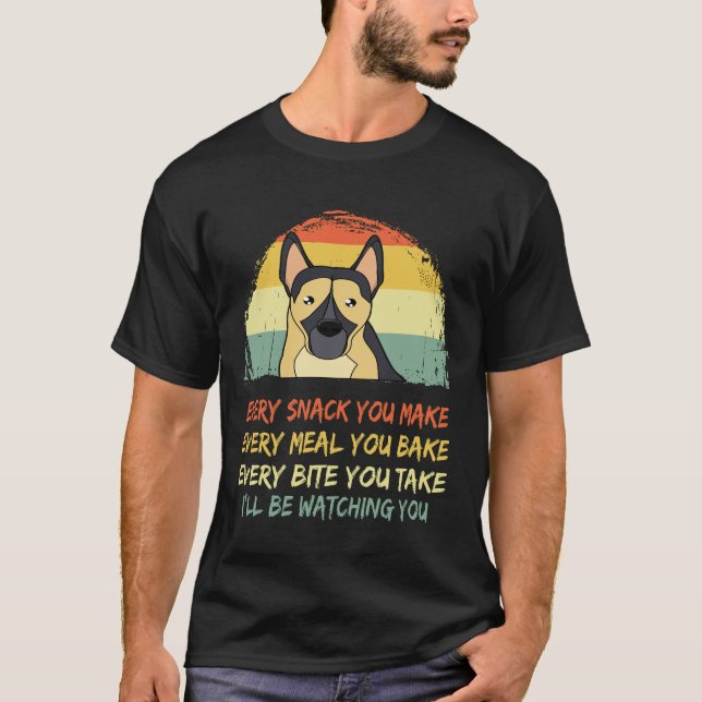 T-shirt 2 Chaque collation que vous préparez... Je vais vo (Devant)