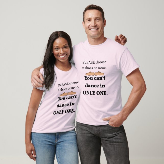 T-shirt 2 Chaussures ou Aucune Pers. Unisexe (Unisexe)