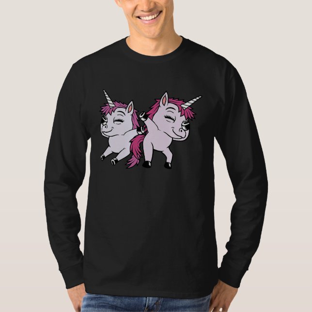 T-shirt 2 Dabbing Unicorns Team (Devant)