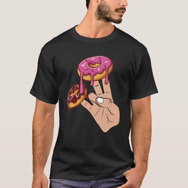 T-shirt 2 Dans le rose 1 dans le puant Dirty Humour (Devant)
