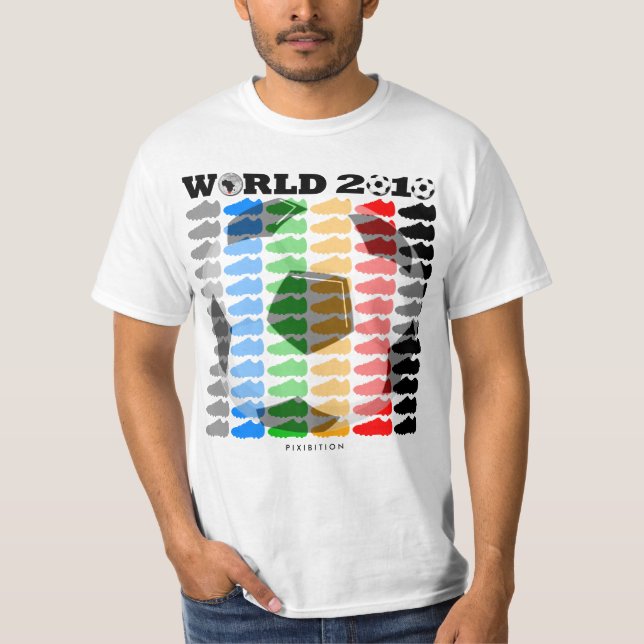 T-shirt 2 de chaussures de couleur de la coupe du (Devant)