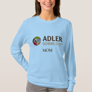 T-shirt 2 de maman d'école d'Adler