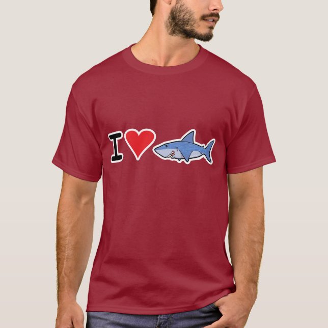 T-shirt 2 de shaaark du coeur I (Devant)