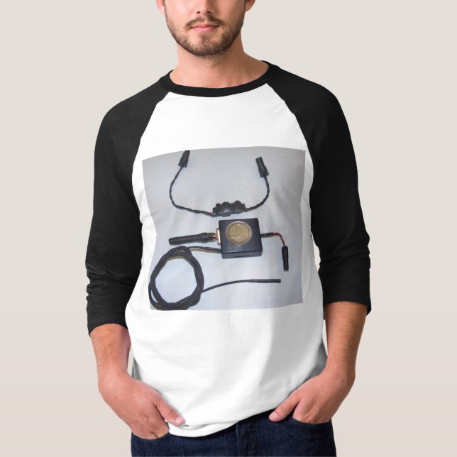 T-shirt 2 d'hommes de dossier d'espion (Devant)
