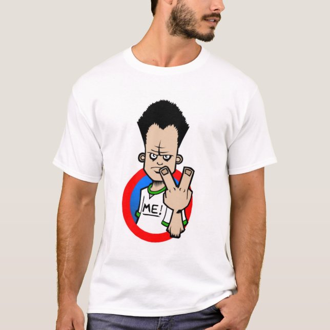 T-SHIRT 2 DOIGTS À VOUS, MONSIEUR ! (Devant)