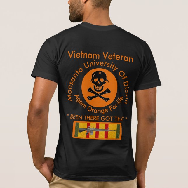 T-shirt 2 du Vietnam Agent Orange (Dos)